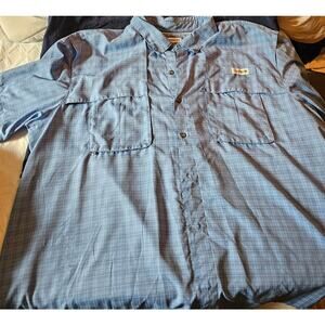 Magellan Mens short sleeved button up shirt